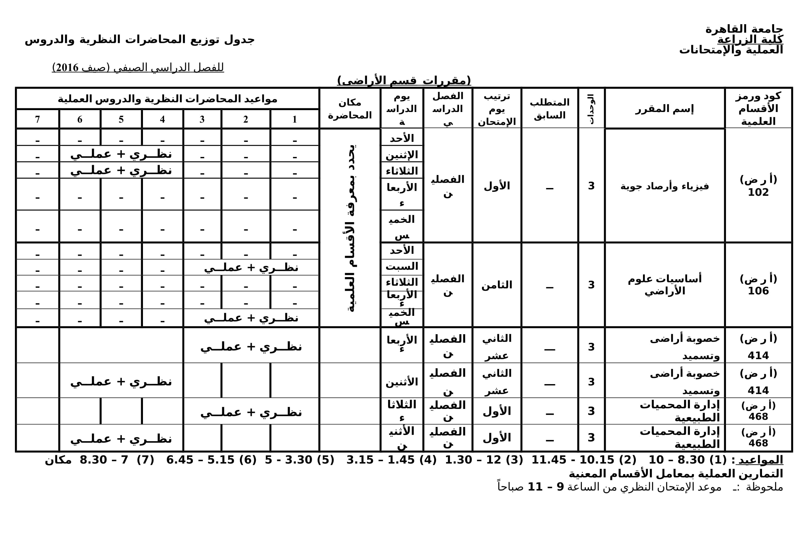 Summer Courses